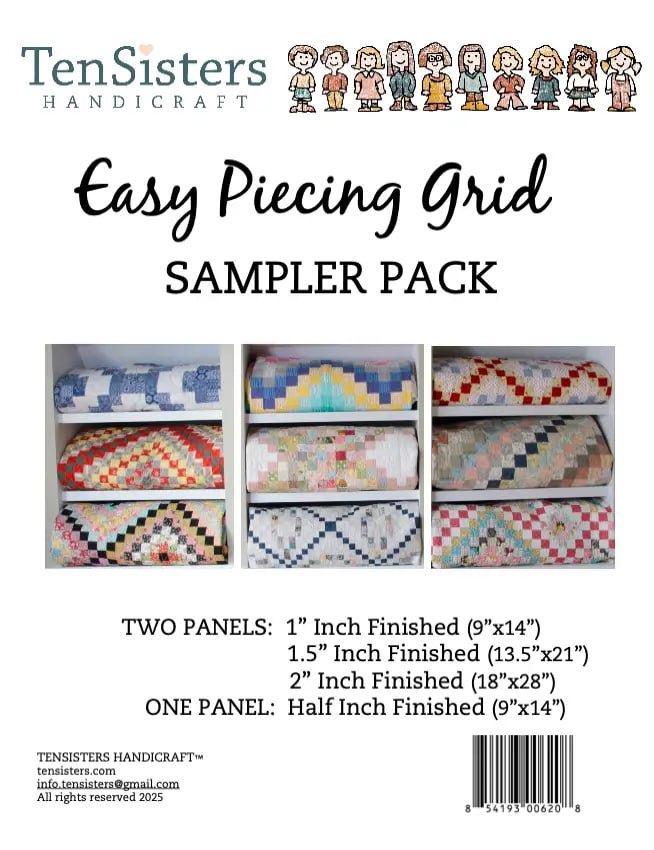 Ten Sisters Fusible Grid Panel Sampler Pack