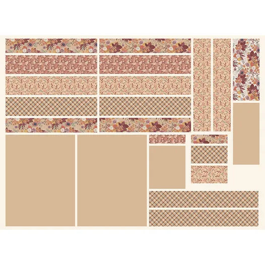 Evening on the Prairie Sienna Cottage Core Tote Home Dec Project Panel