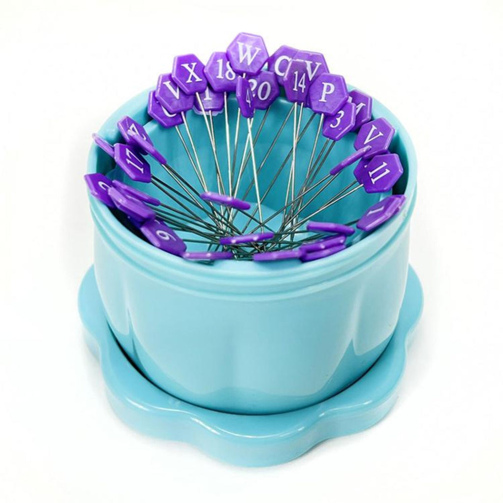 Magnetic Pin Cup - Bohemian Blue - Small