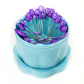 Magnetic Pin Cup - Bohemian Blue - Large